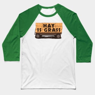 Hay is Grass! Baseball T-Shirt